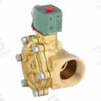REDHAT Solenoid Valve: 2-Way, Normally Closed, 1 1/2 in Pipe Size, 110V AC/120V AC, Watertight (MPN 8210G022). Key specifications — Pipe Size: 1-1/2 in; Voltage: 120V AC; Brand: REDHAT; Coil Enclosure: Watertight.