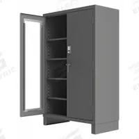 DURHAM MFG Storage Cabinet: 48 in x 24 in x 78 in, Legs, 4 Adj Shelves, Gray, Gray, Swing (MPN 3703CXC-BLP4S-95). Key specifications — Base Type: Legs; Cabinet Color: Gray; Frame Assembled: Assembled; Brand: DURHAM MFG.