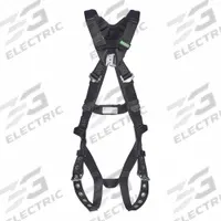 MSA Fall Protection Harnesses: Arc Flash, 400 lb Wt Capacity, Vest Harness, Quick-Connect / Tongue (MPN 10252218). Key specifications — attr655461: 10252218; attr655464: MSA; attr655505: Hips; attr655506: Welding; attr655507: Black; attr655509: Super XL; attr655510: No; attr655511: Oil & Gas.