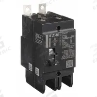 EATON Miniature Circuit Breaker: 40 A, 277/480V AC, Single Phase, 14kA at 277/480V AC, 2 Poles, Std (MPN GHB2040). Key specifications — attr195951: 40 A; attr195952: 277/480V AC; attr195953: Single; attr195954: 14kA at 277/480V AC; attr195958: Standard; attr195955: Eaton Powerline Panelboards; attr211136: EATON.