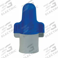 3M Twist-On Wire Connectors: Blue/Gray, Wire Sizes 14 AWG – 6 AWG, 600 V, 50, PK (MPN B/G+BOX). Key specifications — Brand: 3M; Maximum Wire Combination: (2) 6 AWG; Manufacturer Part Number: B/G+BOX; Minimum Wire Combination: (4) 14 AWG.