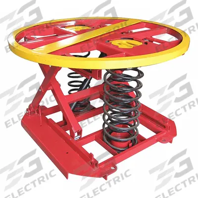 DAYTON Pallet Positioner and Level Loader: Wt Actuated, 4,400 lb Load Capacity - Self-Leveling Pallet Positioners