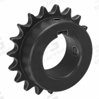 TSUBAKI Single Strand Sprocket: 40, For 1/2 in Chain Pitch, 1 1/2 in Bore Dia, 19 Teeth, Steel (MPN 40B19F-1H). Key specifications — Brand: TSUBAKI.