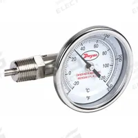 DWYER Dial Thermometer: 0°F to 250°F /-20°C to 120°C, ±2%Full Scale Accuracy, 2.5 in Stem Lg (MPN BTLS3255D). Key specifications — Accuracy: ±2 % Full Scale; Brand: DWYER.