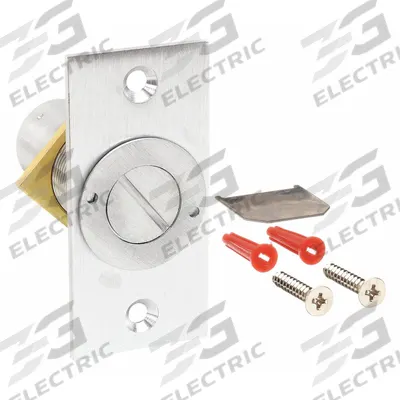KABA ILCO Door Strike Plate: Universal, 2 15/16 in Lg, 1 3/8 in Wd - Dust-Proof Strike Plates