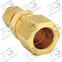 PARKER Compression Fitting Union: 3/8 in OD x 5/8 in OD Fitting Size, Brass, 10 PK (MPN 62C-10-6). Key specifications — Brand: PARKER.