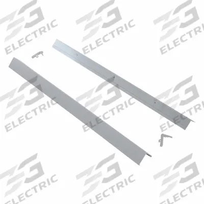 APPROVED VENDOR Corner Guard: Corner Guard, PVC, Gray, 3 in Leg Wd, 4 ft Overall Ht - PVC Clip-On Corner Guards