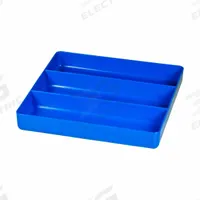 ERNST MANUFACTURING Compartment Tray for Drawer: Blue, 10 1/2 in Overall Wd, 10 1/2 in Overall Lg (MPN 5022). Key specifications — Brand: ERNST MANUFACTURING; Color: Blue; Product Type: Tool Tray.