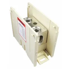 BURNDY Power Distribution Block: Open, Lug, Lug, 6 AWG – 350 kcmil For Line Side Wire Sizes (MPN BDBMCS3U1). Key specifications — attr1361688: Surface; attr1308686: BURNDY; attr1361672: Aluminum.