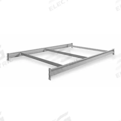 TENNSCO Bulk Storage Deck Level: 72 in x 48 in x 3 5/8 in, 14 ga Beams - Open Deck Bulk Rack Shelf Kits