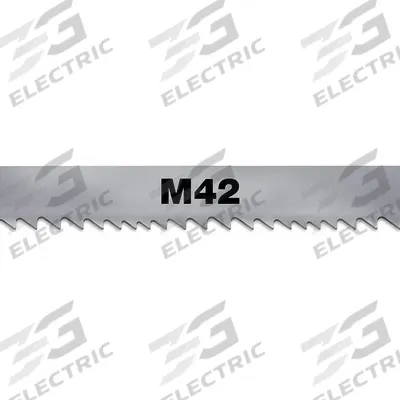 MORSE Band Saw Blade: Bi-Metal, M42, 20 ft 9 in, Variable Cutting Edge, 1 1/4 in Blade Wd - General Purpose Metal Cutting Blades