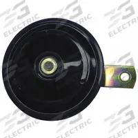 FIAMM Electric Horn: 12V DC, High Tone, Electric, Black, Unfinished, 108 dBA Sound Level - Max (MPN 52225). Key specifications — Type: High Tone; Brand: FIAMM; Compatible Vehicle Type: Trucks; Finish: Unfinished; Includes: Strip Mounting Bracket; Color: Black.