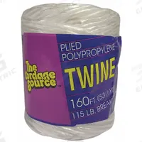 APPROVED VENDOR Twine: Twisted, 25 lb Working Load Limit, Spool, 1/16 in Dia, 160 ft Overall Lg (MPN 1004-WA). Key specifications — attr987601: APPROVED VENDOR.