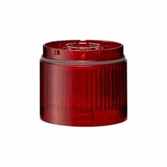 PATLITE Tower Light Module: Steady, 24V DC, Red, 60 mm Overall Dia, 40 mm Overall Ht, LR6 (MPN LR6-E-R+FB295). Key specifications — Brand: PATLITE; Compatible with Series: LR6; Lens Color: Red; Operating Voltage: 24V DC; Manufacturer Part Number: LR6-E-R+FB295.