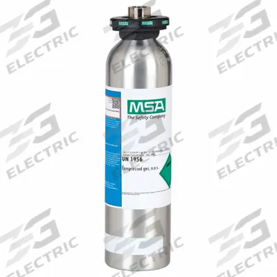 MSA Calibration Gas: Air, +/-5% Accuracy, C4H8, Calibration Gas, 34 L Cylinder Capacity - Calibration Gases for Portable Gas Detectors