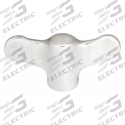 KIPP Hand Knob: Wing, Stainless Steel, 5/16"-18 Thread, 14 mm Thread Lg - Corrosion-Resistant Wing Knobs with Threaded Hole