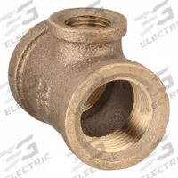 APPROVED VENDOR Metal Pipe Tee: Tee, 3/4 in x 3/8 in x 3/4 in, Class 125, C89833 Brass, 1 3/16 in Lg (MPN ZUSA-PF-10467). Key specifications — Brand: APPROVED VENDOR; Maximum Operating Pressure: 200 psi @ 72 °F.