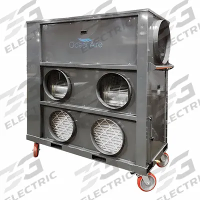 OCEANAIRE Portable Air Conditioner: 3,000 sq ft – 6,000 sq ft, 144,000 BtuH, 460V AC - Heavy-Duty Portable ACs for Cooling Only