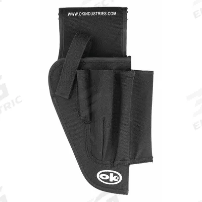 OK INDUSTRIES Tool Pouch: For 2 3/4 in Belt Wd - Max, 5 Pockets - Nylon Tool Pouches