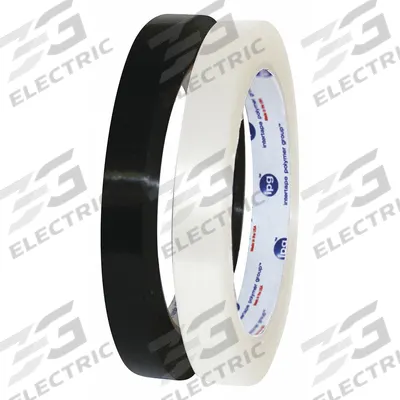 IPG Strapping Tape: 2.7 mil Tape Thick, 11/16 in x 180 7/16 ft, Black - Light-Duty Strapping Tape