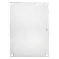 HOFFMAN Interior Panel: Back Panel Panel, 6.75 in Overall Ht, 4.88 in Overall Wd, Steel, Galvanized (MPN A8P6G). Key specifications — Panel Style: Back Panel; Brand: HOFFMAN; Finish: Galvanized; Manufacturer Part Number: A8P6G; Material: Steel.