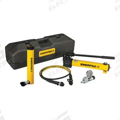 ENERPAC Hydraulic Cylinder and Hand Pump Set: 11 ton Cylinder Nominal Capacity, RC1010 - Lifting Sets