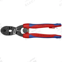 KNIPEX Bolt Cutters: Steel, For 1/4 in Max Dia Soft Steel, For 3/16 in Max Dia Medium Steel, Plastic (MPN 71 22 200 T BKA). Key specifications — attr308357: Blue/Red; attr308366: Steel; attr324820: KNIPEX.