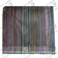 MAURITZON Tarp: 7.67 ft Lg, 5.67 ft Wd, Std Duty, 5 mil, Vinyl, Multi-Color, 10 oz/sq yd, PVC Coated (MPN MBT-12-99-0608). Key specifications — Color: Multi-Color; Brand: MAURITZON; Fabric Coating: PVC Coated.