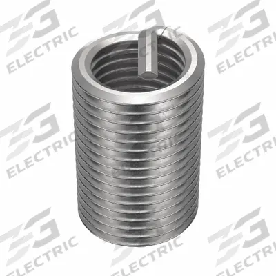 APPROVED VENDOR Helical Insert: Tanged Tang Style, Free-Running, 3/8"-24 Thread Size, Plain - Free-Running Tanged Helical Inserts