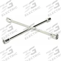 TITAN Lug Nut Wrench: 4 Wrench Heads, 11/16 in_3/4 in_13/16 in_7/8 in Wrench Head Size, 6-Point, SAE (MPN 72160). Key specifications — Measurement Type: SAE; Socket Shape: 6-Point; For Vehicle Type: Passenger Vehicles; Leverage Bar Hole: Leverage Bar Hole Not Included; Compatible with Product Type: Standard Lug Nuts; Brand: TITAN.