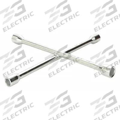 TITAN Lug Nut Wrench: 4 Wrench Heads, 11/16 in_3/4 in_13/16 in_7/8 in Wrench Head Size - 4-Way Lug Nut Wrenches
