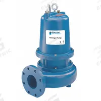 GOULDS Sewage Ejector Pump: Cast Iron, Single Phase, 3 hp, 230V AC, 550 gpm Flow Rate @ 10' of Head (MPN WS3012D4). Key specifications — Impeller Material: Cast Iron; Rated Voltage: 230V AC; Brand: GOULDS; Discharge Orientation: Vertical; Switch: Not Included.
