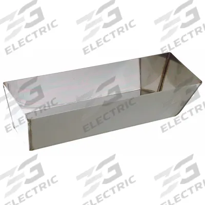 HYDE Drywall Mud Pan: Stainless Steel, 4 1/4 in Overall Wd - Stainless Steel Mud Pans
