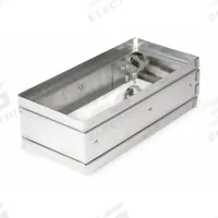 Fire Damper: Static, 11 3/4 in H, 15 3/4 in W, 3 3/4 in L, Galvanized Steel Frame, Spring (MPN 2TGE1). Key specifications — Brand: DAYTON; Blade Type: Curtain; Closure Type: Spring; Mounting Position: Horizontal.