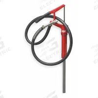 LINCOLN Hand Pump: Lever Action, Pump with Spout, Cast Iron Housing, 8.5 oz per stroke, PP (MPN 1335). Key specifications — Brand: LINCOLN; Housing Material: Cast Iron; Maximum Flow Rate: 8.5 oz per stroke; Suction Tube Material: Steel; Seal Material: PP.