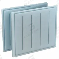 GRAINGER Link Air Filter: 16 in x 18 in x 1 in, 18 in Section Wd, 3 Sections, 3 Ply, MERV 8 (MPN 2DWC3). Key specifications — Performance Rating: MERV 8; Brand: GRAINGER; Media Material: Synthetic.