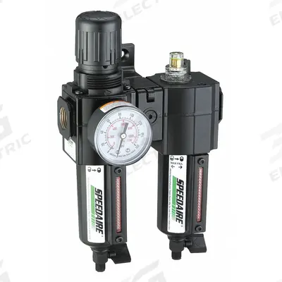 SPEEDAIRE Filter/Regulator/Lubricator: 1/2 in NPT, 60 cfm, 250 psi Max Op Pressure - Speedaire Filter, Regulator & Lubricators (FRLs)