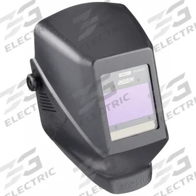 JACKSON SAFETY Welding Helmet: Auto-Darkening, 4 Arc Sensors, Black, W9 to W13 - Auto-Darkening Welding Helmets - Solid Color