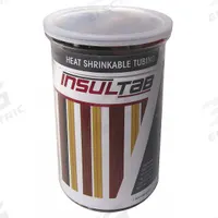 INSULTAB Heat Shrink Tubing Kit: 175 Pieces, 1/4 in/1/8 in/3/16 in/3/32 in/3/8 in, 2:1, 6 in, PVC (MPN 30-PVC-175BK). Key specifications — I.D. Before Shrinking: 3/16 in; Shrink Ratio: 2:1; Length: 6 in; Includes: (35) 3/8 in; Color: Black; Use With Wire Size: 0.09 in to 0.37 in; Shrink Tubing Kit Type: Heat Shrink Tubing Kit; Brand: INSULTAB.