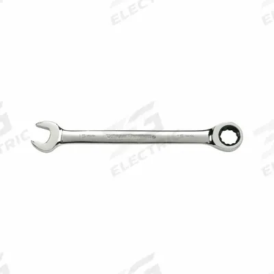 GEARWRENCH Ratcheting Combination Wrenches: Alloy Steel, Full Polish Chrome - SAE 12-Point Ratcheting Combination Wrenches