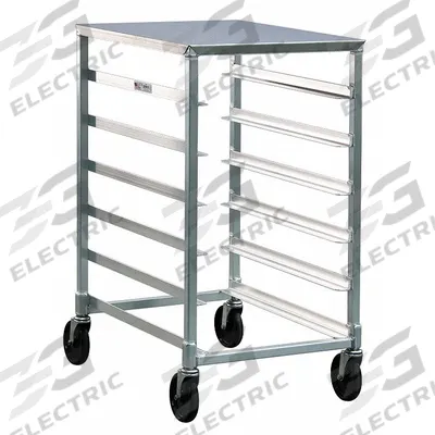 NEW AGE INDUSTRIAL Bun Pan Rack: 6 Slots, 5 in Betw Shelves, 500 lb Capac, 20 3/8 in Wd - Half-Size Sheet Pan Racks