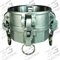 Cam and Groove Coupling: 4 in Coupling Size, 4 in -8 Thread Size, 3 7/8 in Overall Lg, FNPT, Nitrile (MPN RD400EZHD). Key specifications — Thread Size: 4 in -8; Gasket Material: Nitrile; Fitting Type: FNPT; Includes Locking Arm: Yes; Body Material: 316 Stainless Steel; Brand: DIXON VALVE & COUPLING.