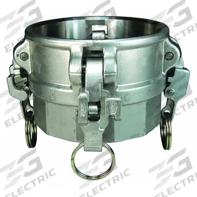 DIXON VALVE & COUPLING Cam and Groove Coupling: 4 in Coupling Size, 4 in -8 Thread Size, 3 7/8 in Overall Lg - Type D Stainless Steel Cam & Groove Fittings