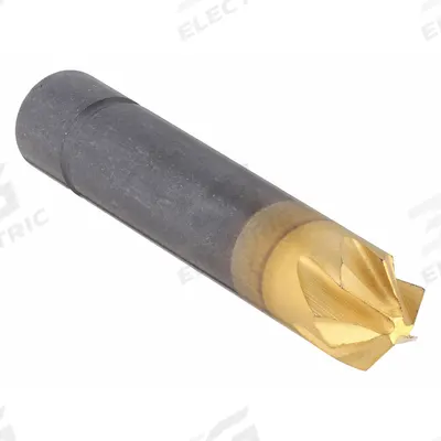 KEO Countersink: 90°, 6 Flute, 1/4 in Body Dia - Smooth-Finish Six-Flute Countersinks