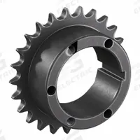 TSUBAKI Sprocket: For 50 Chain, 25 Teeth, 4.987 in Pitch Dia, 5.322 in Outside Dia, Steel (MPN 50Q25). Key specifications — attr85388: TSUBAKI; attr305233: Q1.