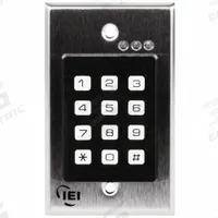 LINEAR Indoor Keypad: 10 to 30V DC/12 to 24V AC, 2 A Current, Cast Aluminum, 1 1/4 in Overall Lg (MPN 232I US32D). Key specifications — Material: Cast Aluminum; Voltage: 10 to 30V DC; Brand: LINEAR; Product Type: Keypad.