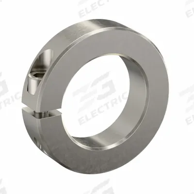RULAND MANUFACTURING Shaft Collar: 1-Piece, Inch, Round, Clamp-On, 1 13/16 in Bore Dia - Stainless Steel Shaft Collars