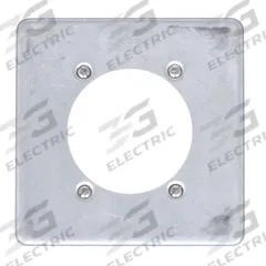 APPLETON ELECTRIC Weatherproof Cover: Steel, FD/FS, Round Receptacles, 2 Gangs, 4 5/8 in Overall Ht (MPN FSK-2R-M). Key specifications — Brand: APPLETON ELECTRIC; Color: Gray; Compatible with Product Type: Round Receptacles; Compatible with Series: FD; Mounting Orientation: Horizontal or Vertical.