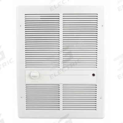 MARKEL Recessed Electric Wall-Mount Heater: 750 W/1500 W, 120V AC, Single Phase - Large Recessed Electric Wall Heaters