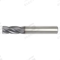 WIDIA HANITA Corner Chamfer End Mill: Carbide, 4 Flute, 16 mm Mill Dia, 32 mm LOC, 0.3 mm Chf (MPN 40041600T032)